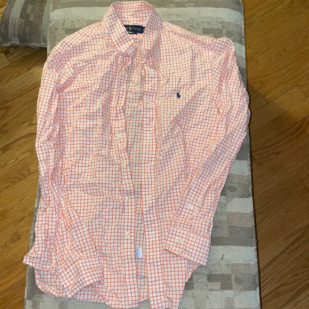 Polo long sleeve button up.
